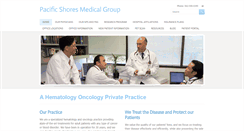 Desktop Screenshot of pacshoresoncology.com